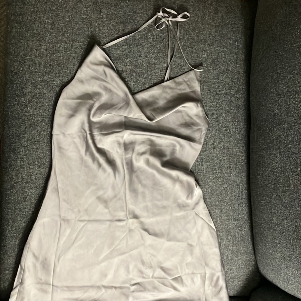 ✨ Abercrombie & Fitch Cowl Neck Slip Mini Dress - Picture 6 of 12